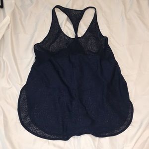 See-through teal lululemon tank